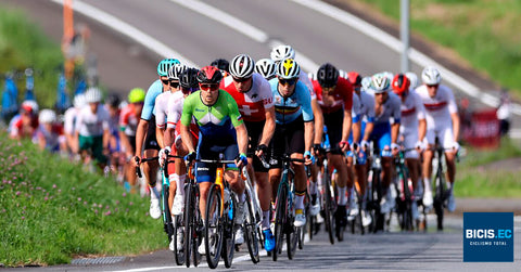 pelotón de ciclismo de ruta