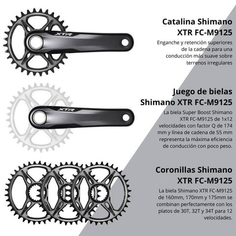 CATALINA SHIMANO XTR FC-M9125 12V