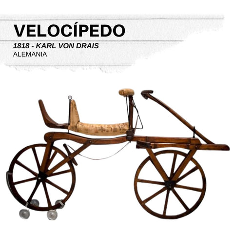 VELOCÍPEDO POR KARL VON DRAIS