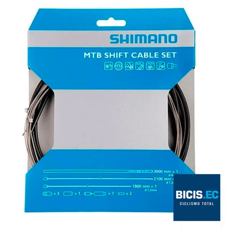 voluntario Pino fuga Kit Shimano MTB de cables y fundas de cambio – Bicis.Ec