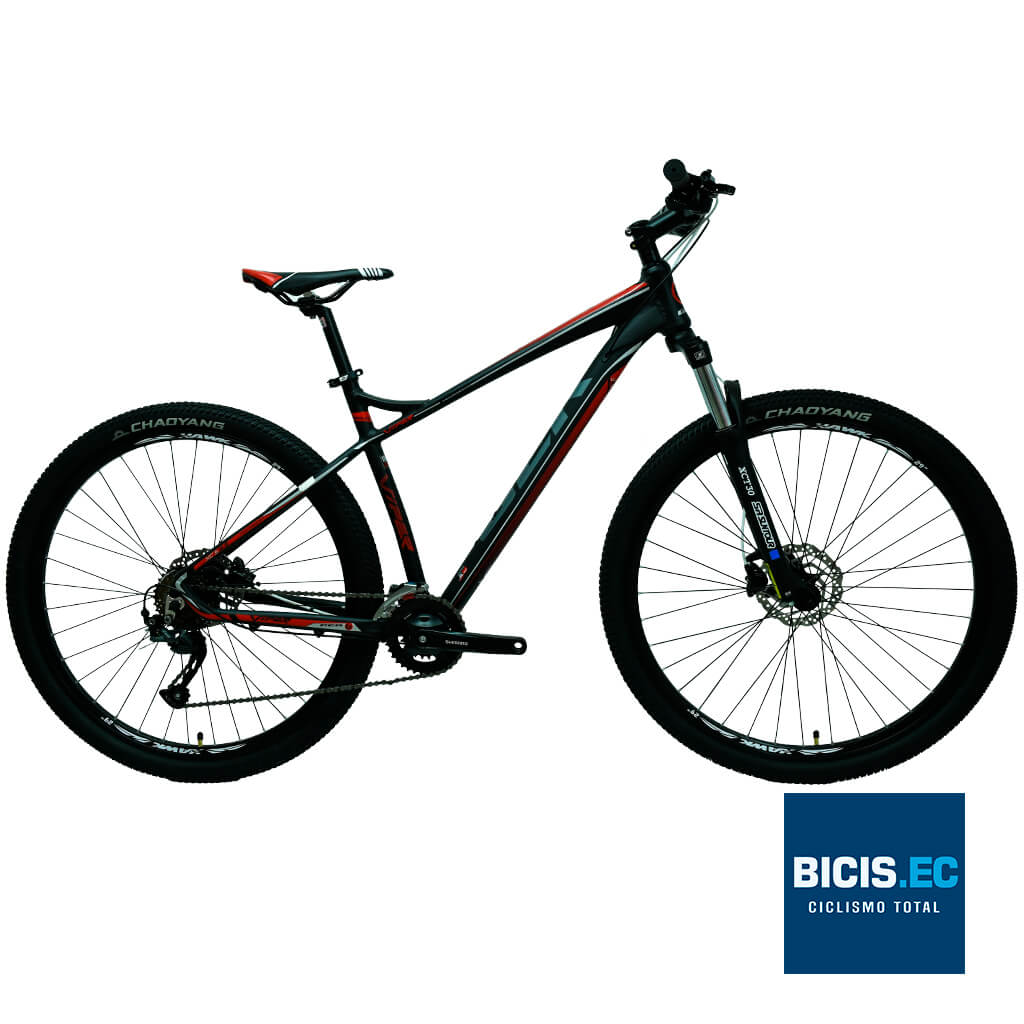 Bicicleta Aro 29 Negro Rojo