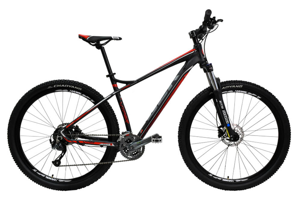 Bici Viper Negro Rojo