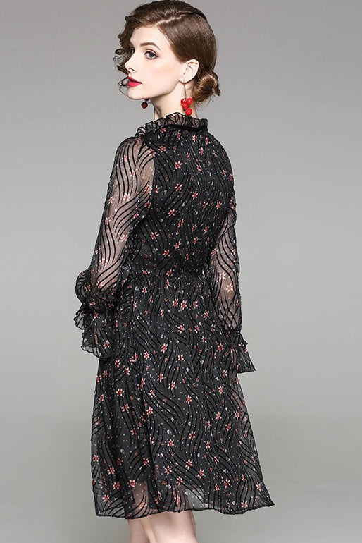 jayson brunsdon black label floral dress