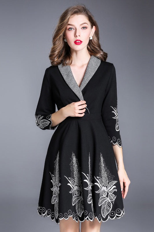 shawl with black dress