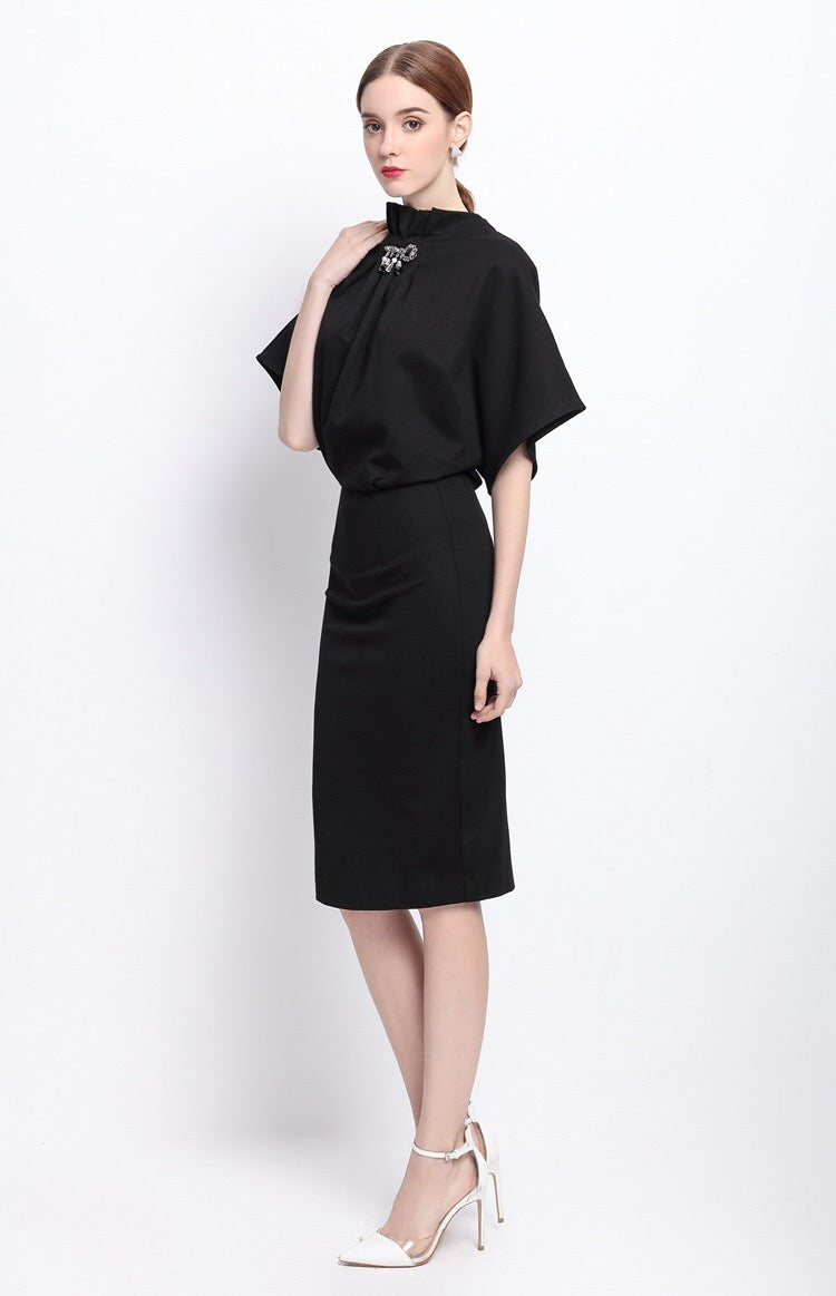 Black Dolman Sleeve Dress Sale, 60% OFF ...