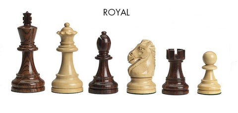 Royal DGT chess pieces