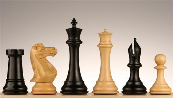 5" Master Staunton Ebony Chess Pieces - Piece - Chess-House