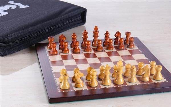 Magnetic Folding Travel Chess & Checker Set - Medium – Chess House