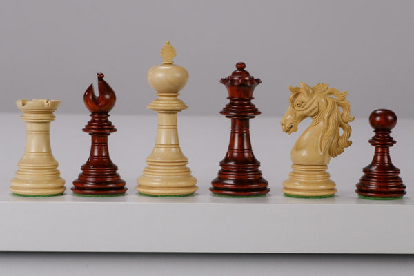 4.5 Jacques Staunton 1849 - Luxury Brass Metal Chess Set- Chess