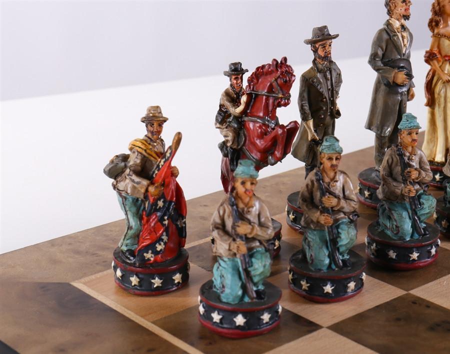 Civil War Chess Pieces Chess House