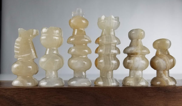 SINGLE REPLACEMENT PIECES: Geometric Style Chessmen on Black and White –  Chess House