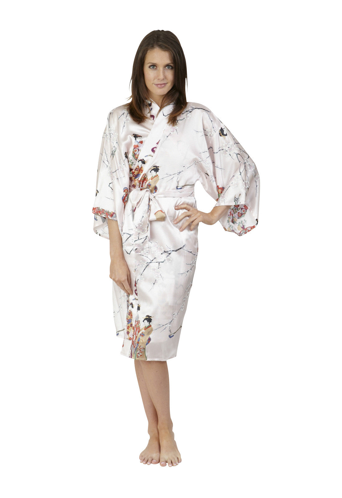 Download Kimono Beauty Short Silk Kimono - Beautiful Robes