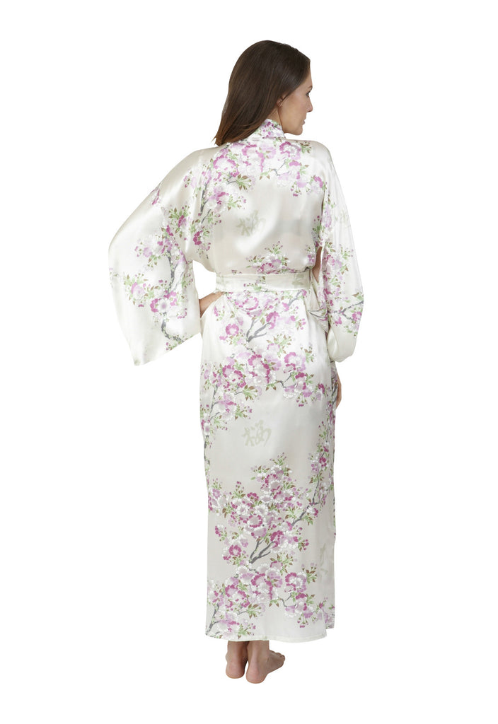 Download Silk kimono robe for bride - Beautiful Robes