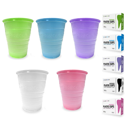 Purple Plastic Cups 