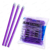1000 x Purple Clear Saliva Ejectors (10 Bags) by PlastCare USA