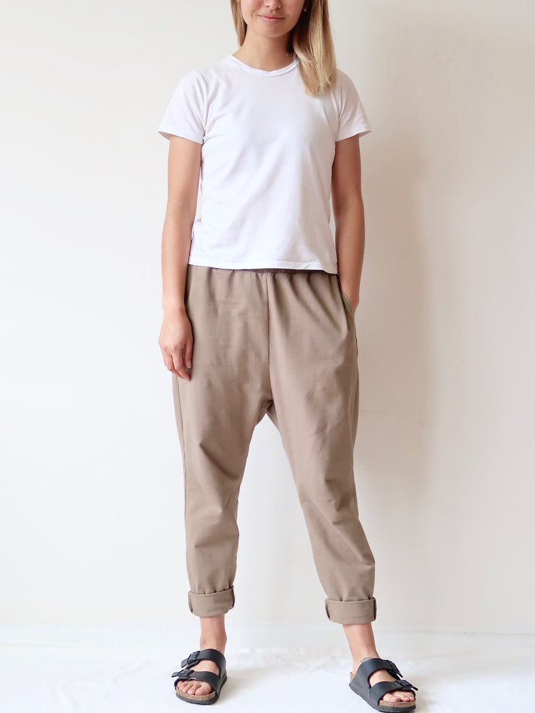 girl joggers khaki