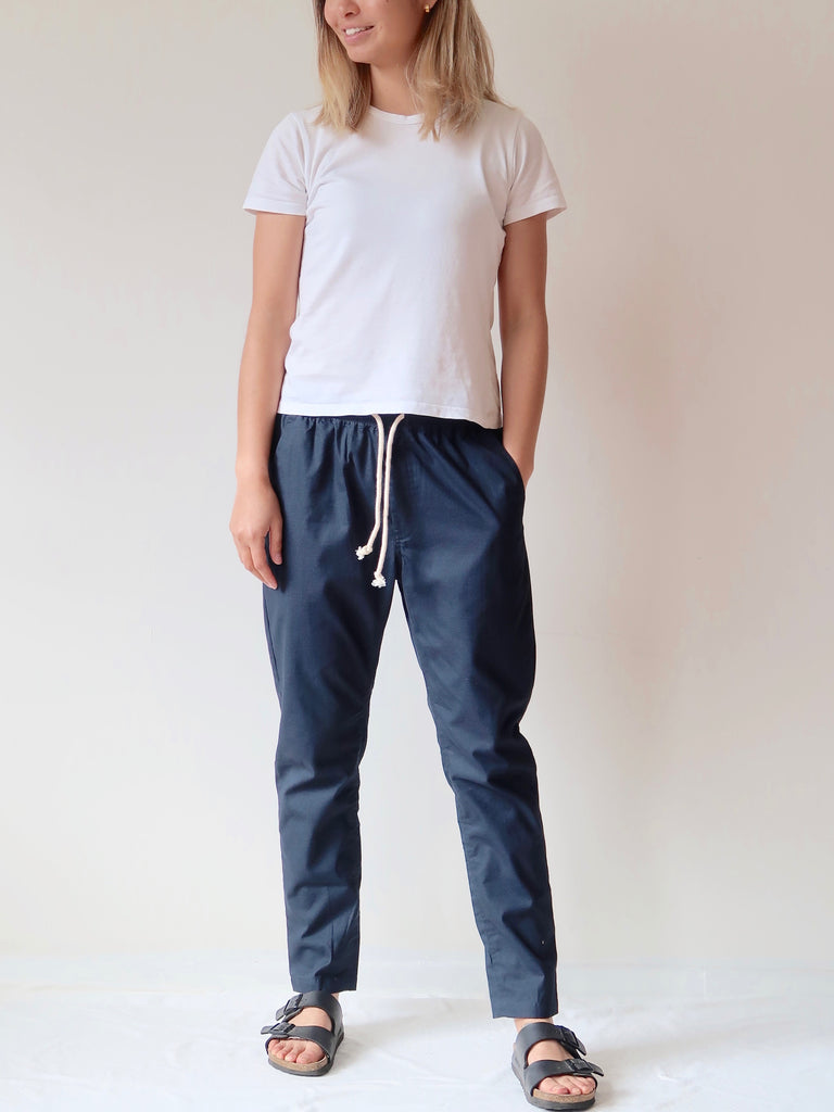 Casual Pants - Navy – Theo the Label