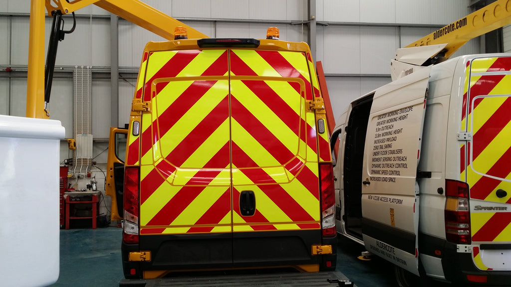 Van With Chapter 8 Compliant Chevrons