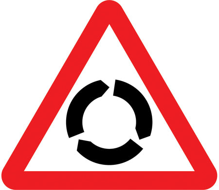 Roundabout Road Sign