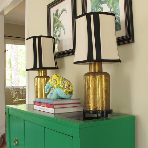 Green sideboard detail