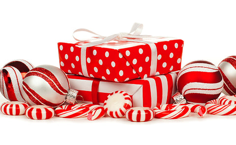 Red and White Theme Gift Wrap