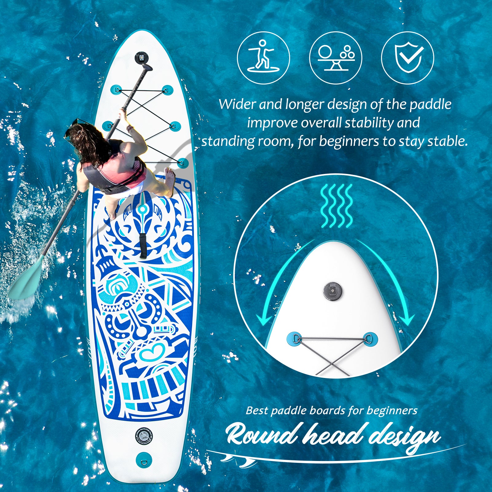 Inflatable Stand Up Paddle Board with Accessories