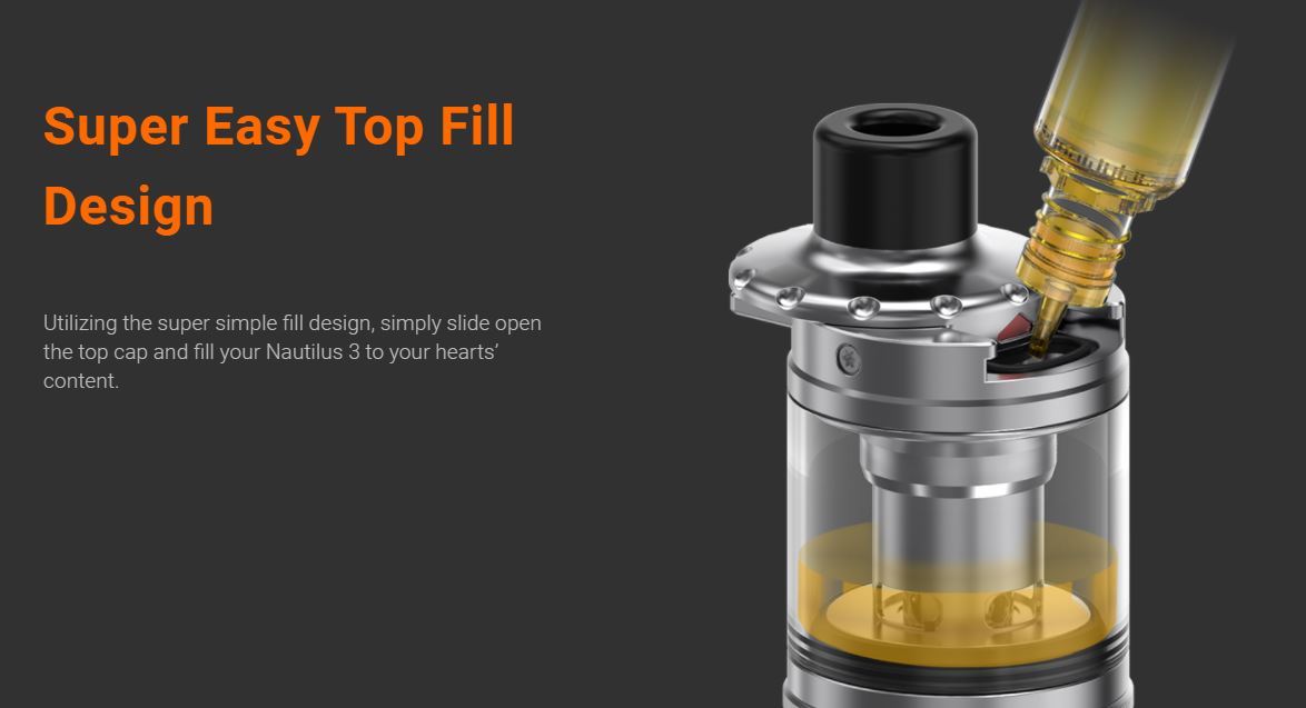 Aspire Nautilus 3 - Fill port | Ace Vape Melbourne