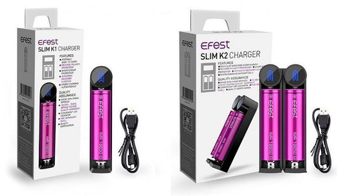 Vape Battery Blog - Efest K1 Charger and Efest K2 Charger