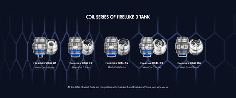 Fireluke 904L X series coils