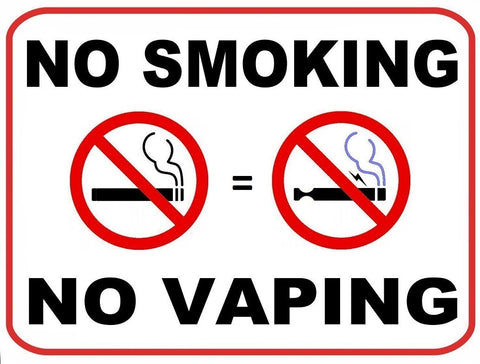 NO smoking no vaping ban