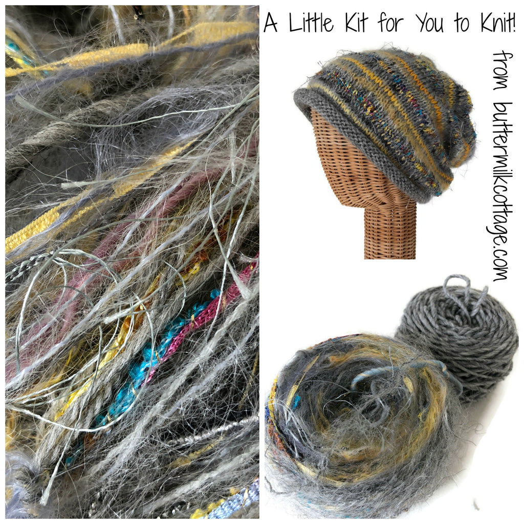 Gray FUSION Slouchy Hat Kit