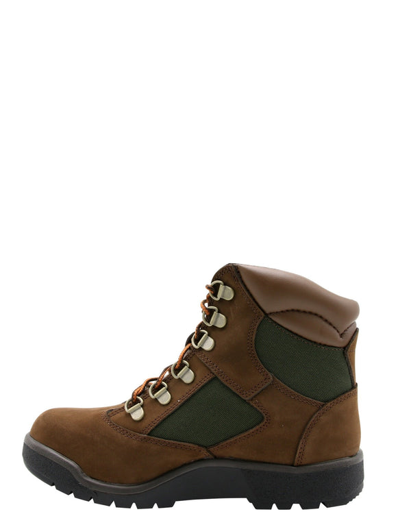 timberland 6 inch field boot grade school