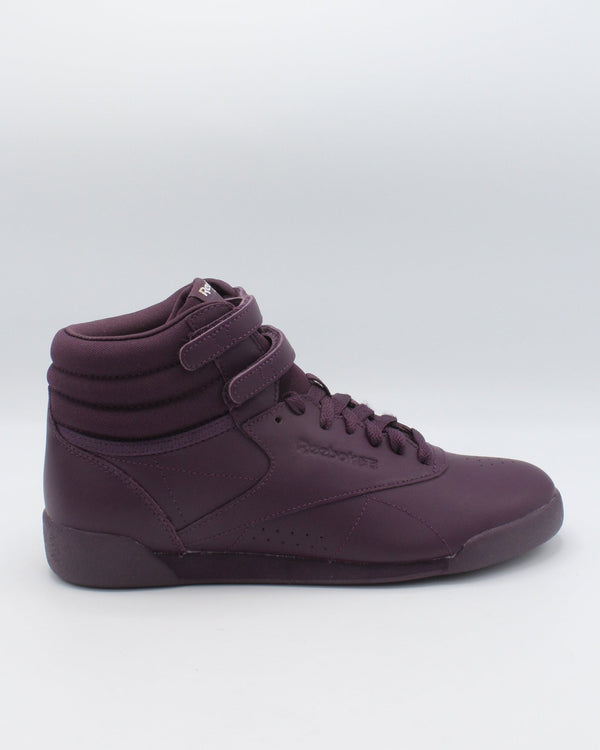 reebok freestyle hi purple