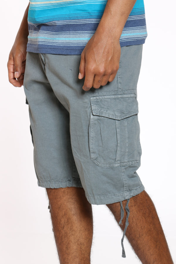 light grey cargo shorts