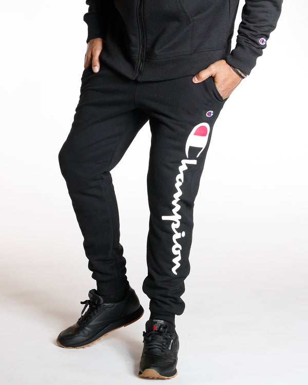 champion script fleece jogger pants