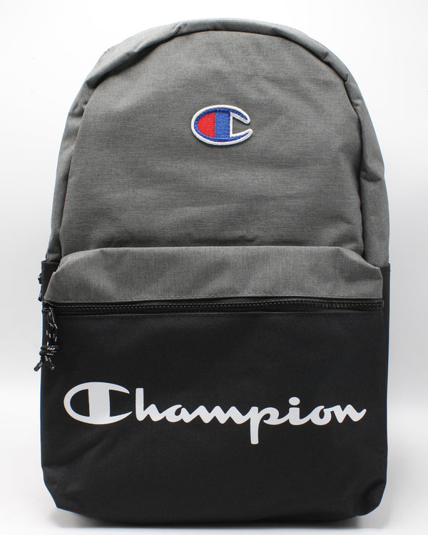 champion grey backpack