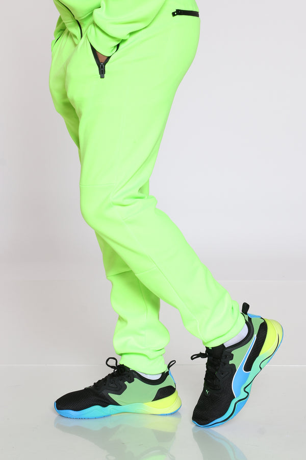 nike neon green joggers