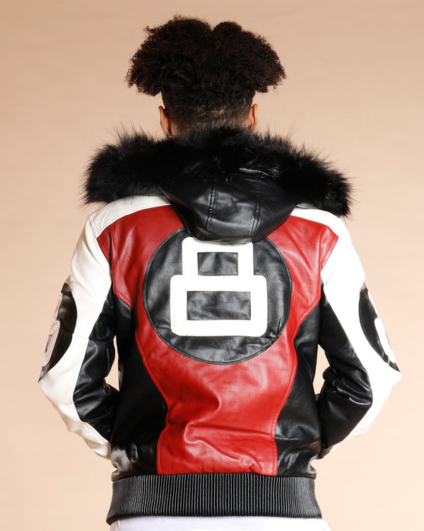 jacket with hood fur