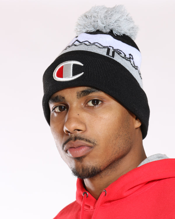 champion beanie with pom