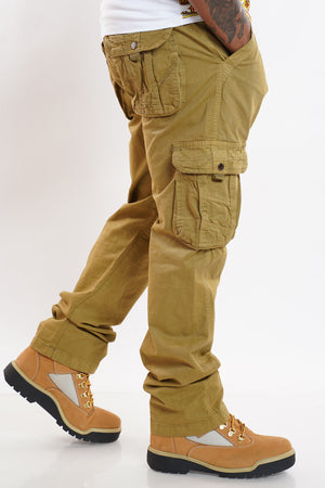 Men's Belted Cargo Pant - Khaki | VIM – VIM Stores