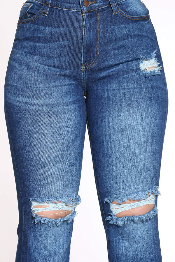 ripped bootcut jeans womens