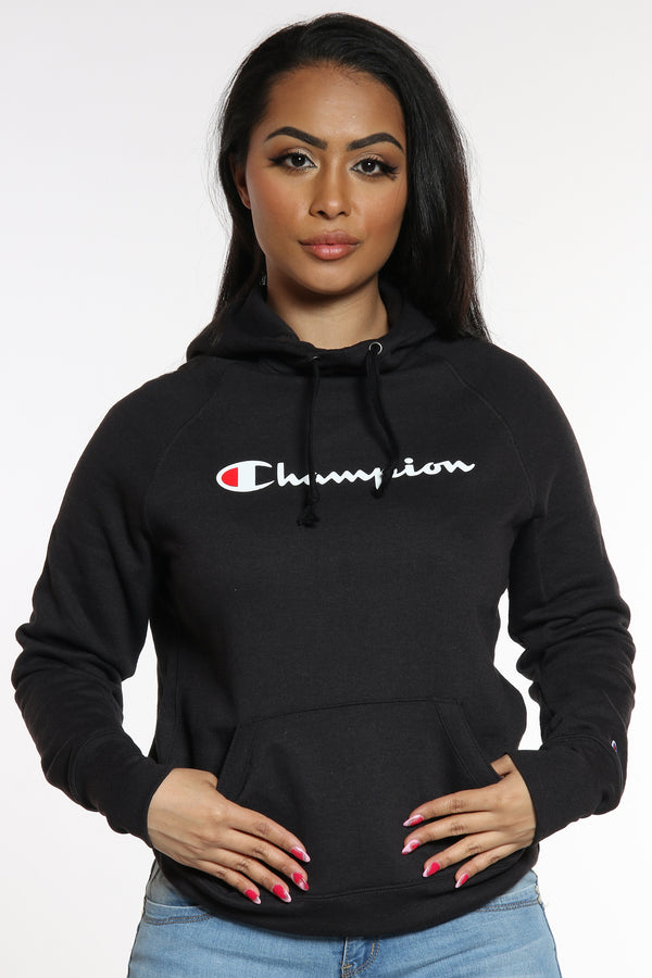 women's champion powerblend fleece hoodie