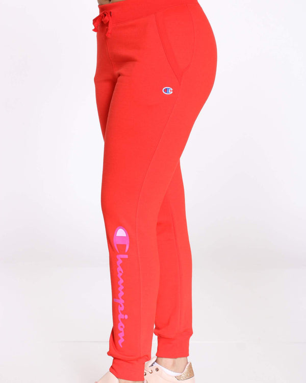 champion joggers womens red