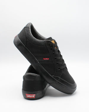 black levi's canvas shoes