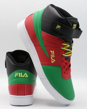 fila black and green shoes