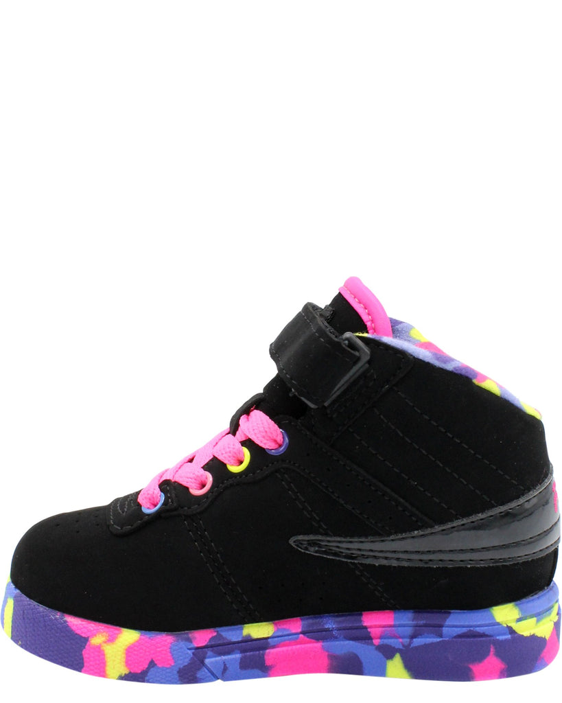 Kid's FILA Vulc 13 Mashup Sneaker (Toddler) - Black - VIM