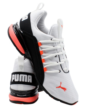 puma axelion black and white