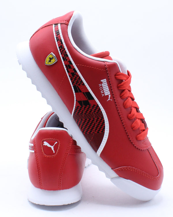 puma roma red and black