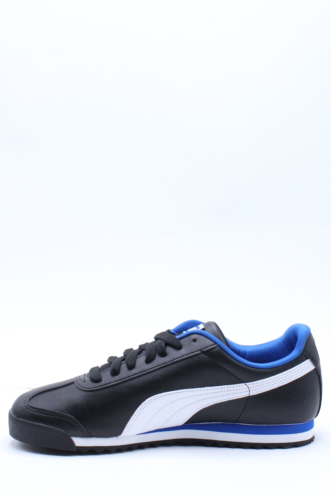 PUMA Men's Roma Basic+ Sneaker - Black Blue | VIM – VIM Stores