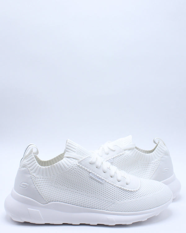 white sneakers memory foam